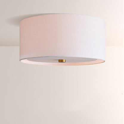 Linem Linen Flush Mount