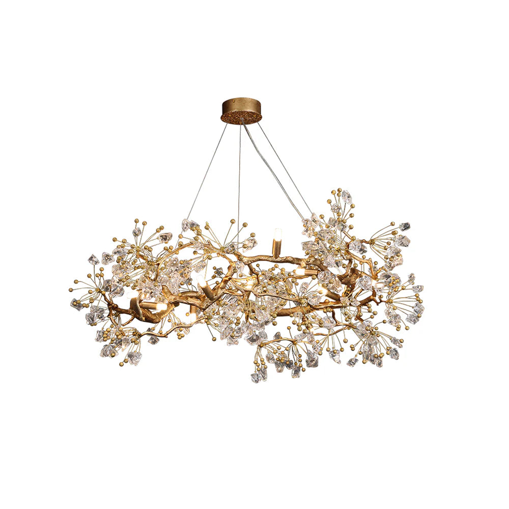 Lorna Berry Branch Shape Glass Chandelier