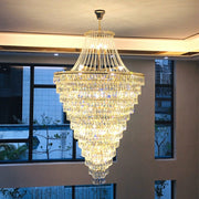 Grand Radiance Tiered Round Crystal Chandelier