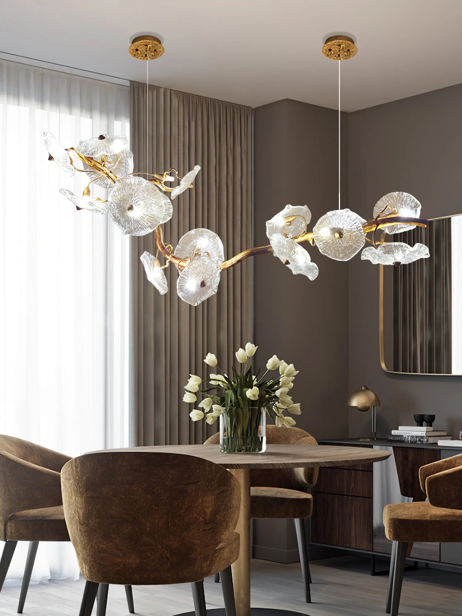 Nenufar Horizontal Chandelier
