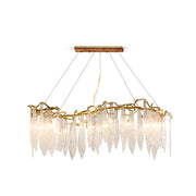 Niagara Brass Crystal Chandelier