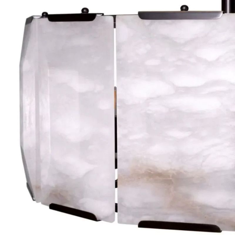 Grand Alabaster Round Chandelier