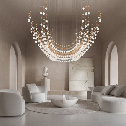 Pearl Curtain Customize Chandelier