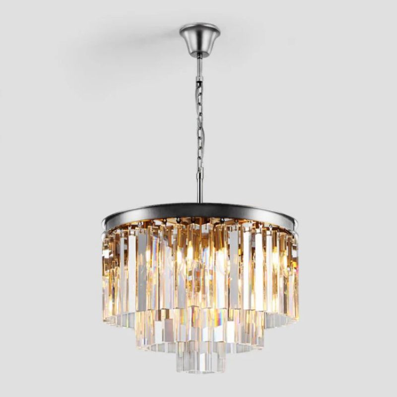 LA Rhea Multi-Tier Round Chandelier