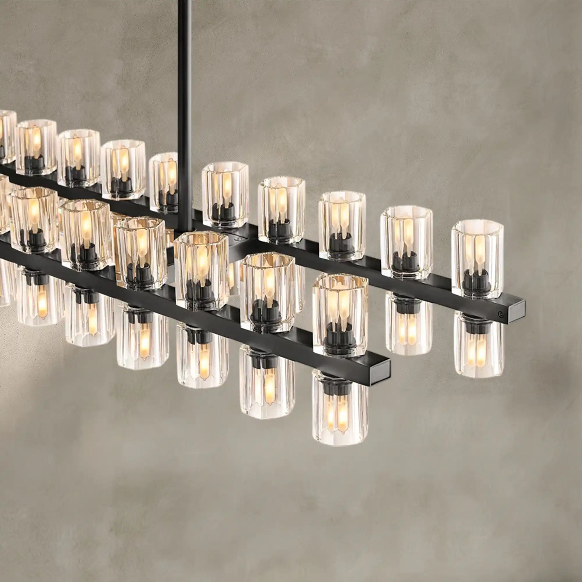 Reger Crystal Rectangular Chandelier 54'' 72"