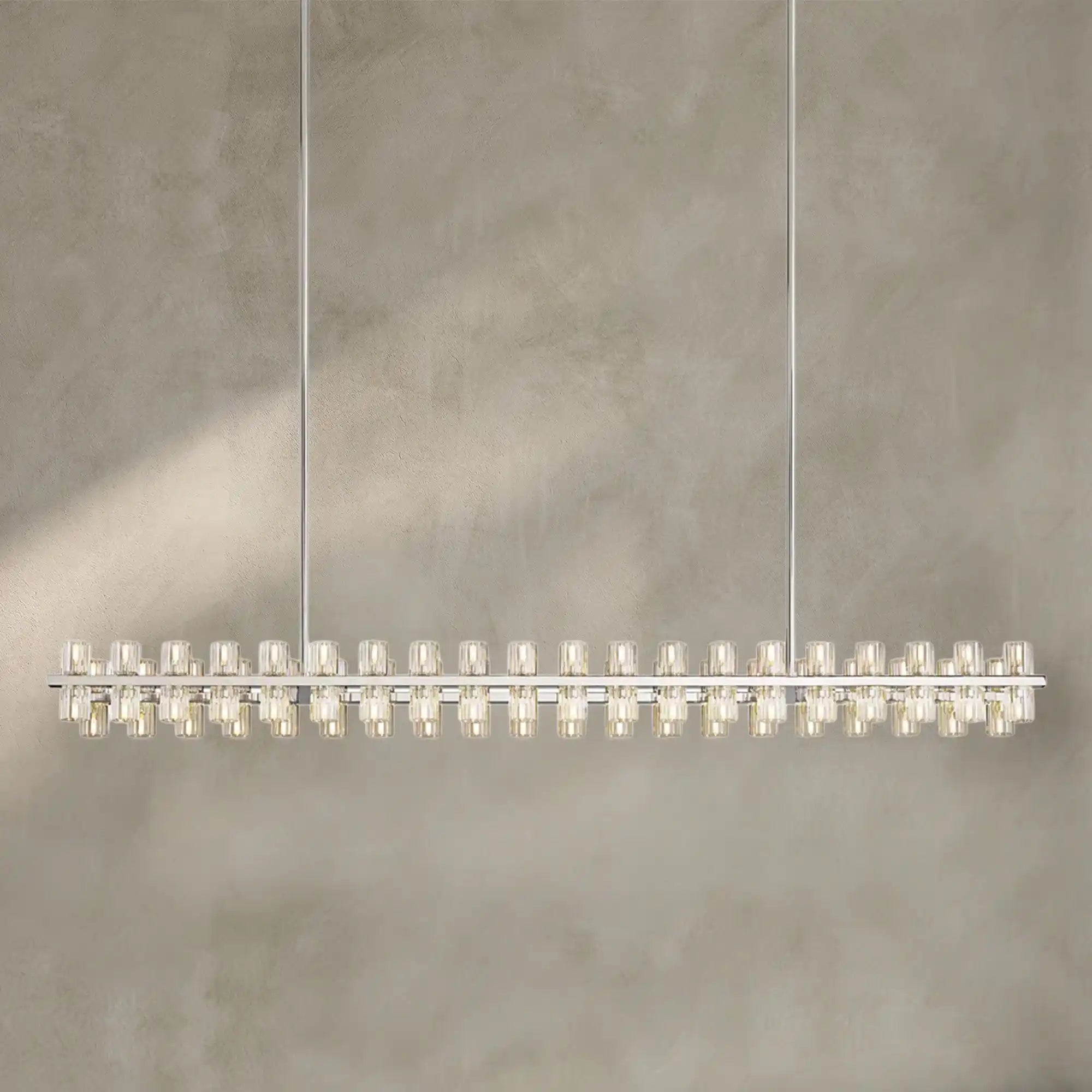 Reger Crystal Rectangular Chandelier 54'' 72"