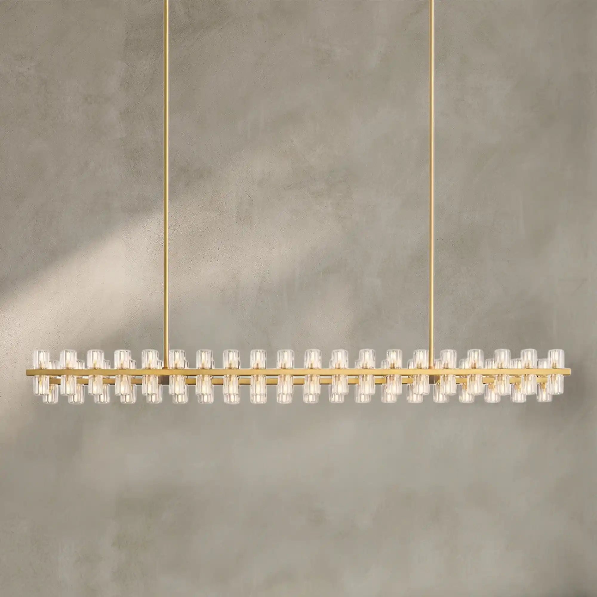 Reger Crystal Rectangular Chandelier 54'' 72"