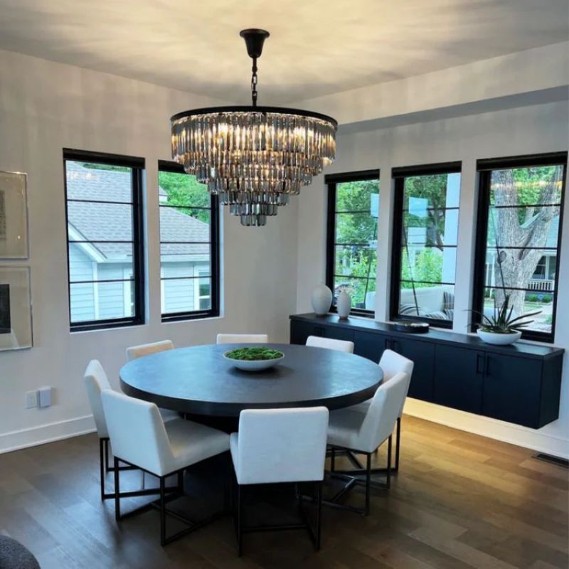 LA Rhea Multi-Tier Round Chandelier