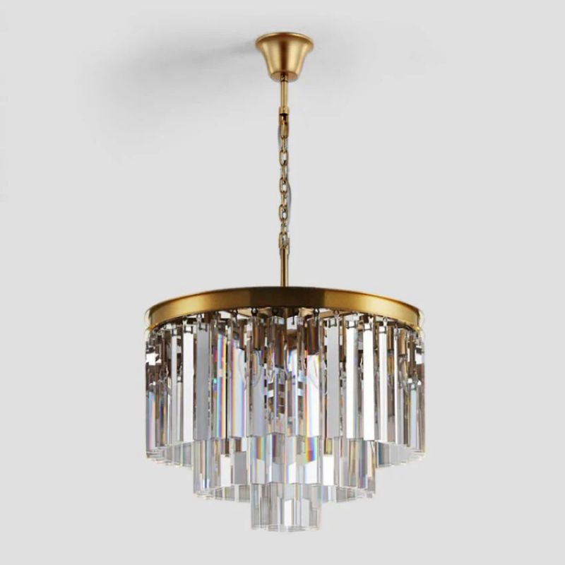 LA Rhea Multi-Tier Round Chandelier