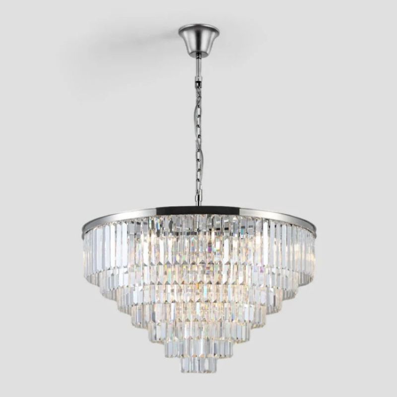 LA Rhea Multi-Tier Round Chandelier