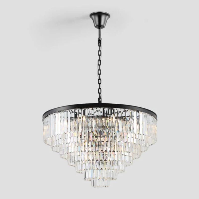 LA Rhea Multi-Tier Round Chandelier
