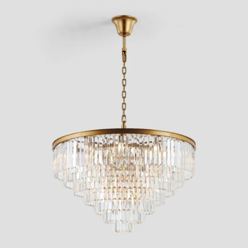LA Rhea Multi-Tier Round Chandelier