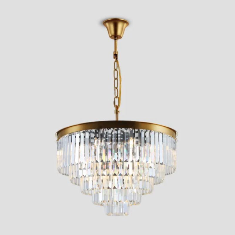 LA Rhea Multi-Tier Round Chandelier
