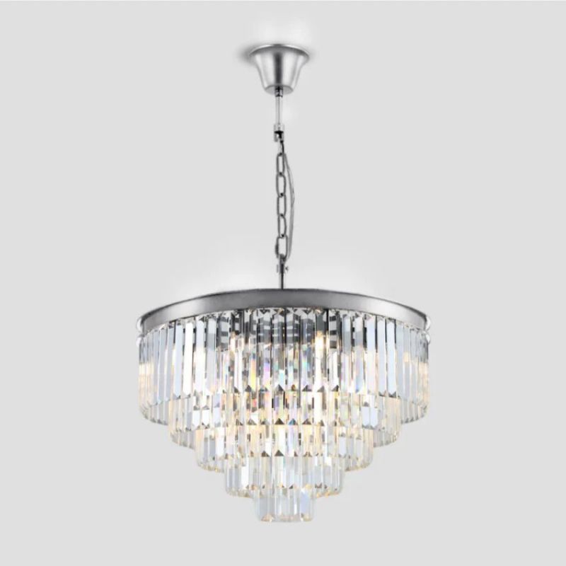 LA Rhea Multi-Tier Round Chandelier