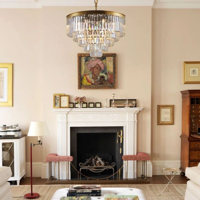LA Rhea Multi-Tier Round Chandelier