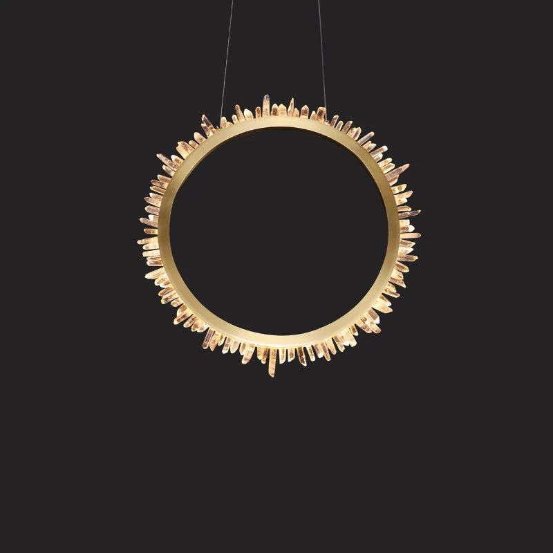 LA Rock Crystal Ring Chandelier
