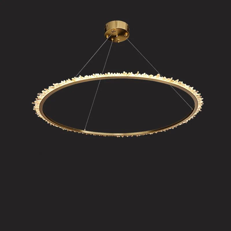 LA Rock Crystal Ring Chandelier