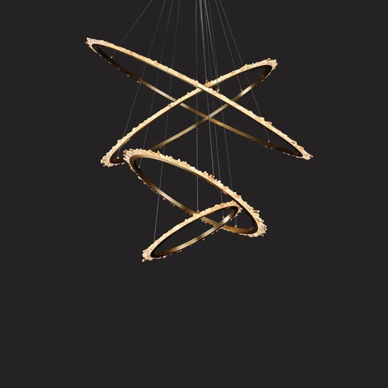 LA Rock Crystal Ring Chandelier