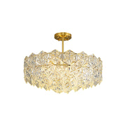 Snowflake Diamond Glass Chandelier