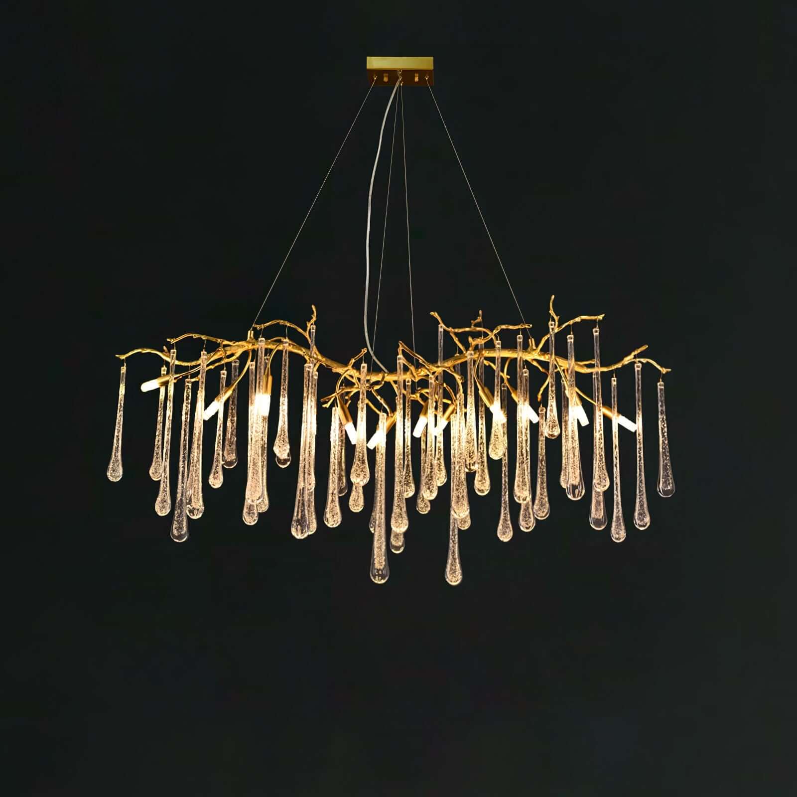 Aqua Makrama Chandeliers