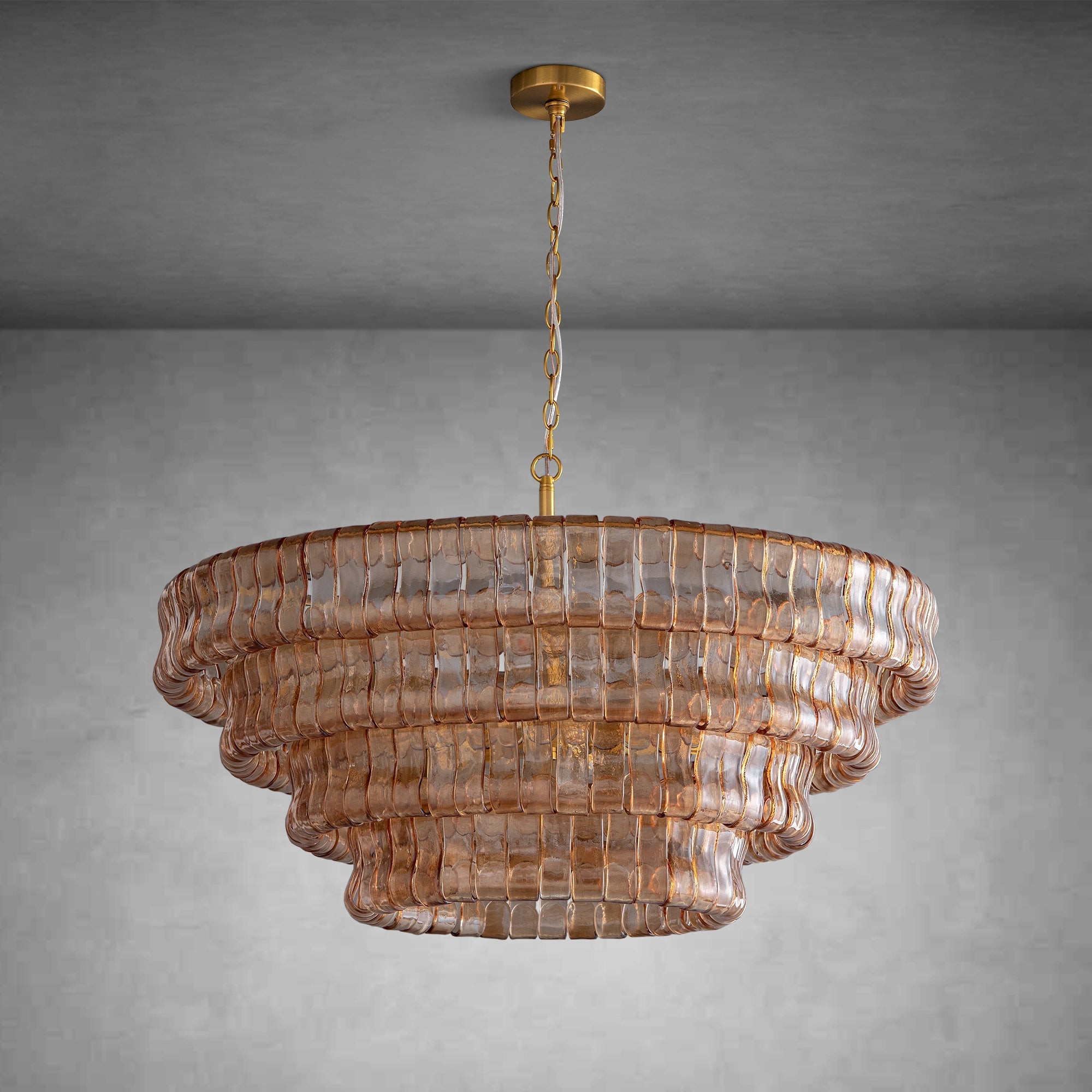 Ghiaccio Round Chandelier 24"36"48"60"
