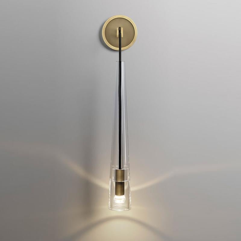 Abner Crystal Small Wall Sconce - GILDLAMPS