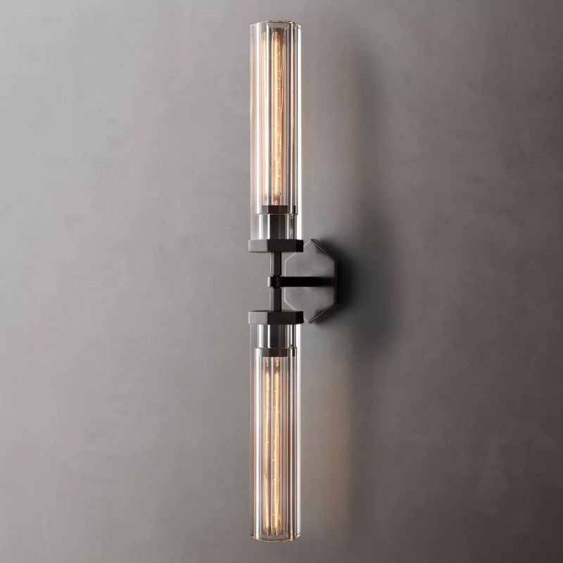 Adam Polygonal Crystal Series Wall Sconce - GILDLAMPS