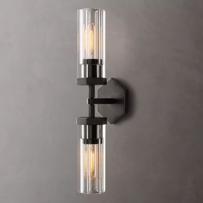 Adam Polygonal Crystal Series Wall Sconce - GILDLAMPS