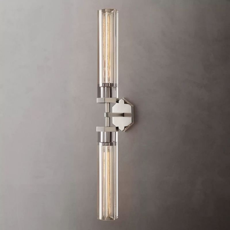 Adam Polygonal Crystal Series Wall Sconce - GILDLAMPS