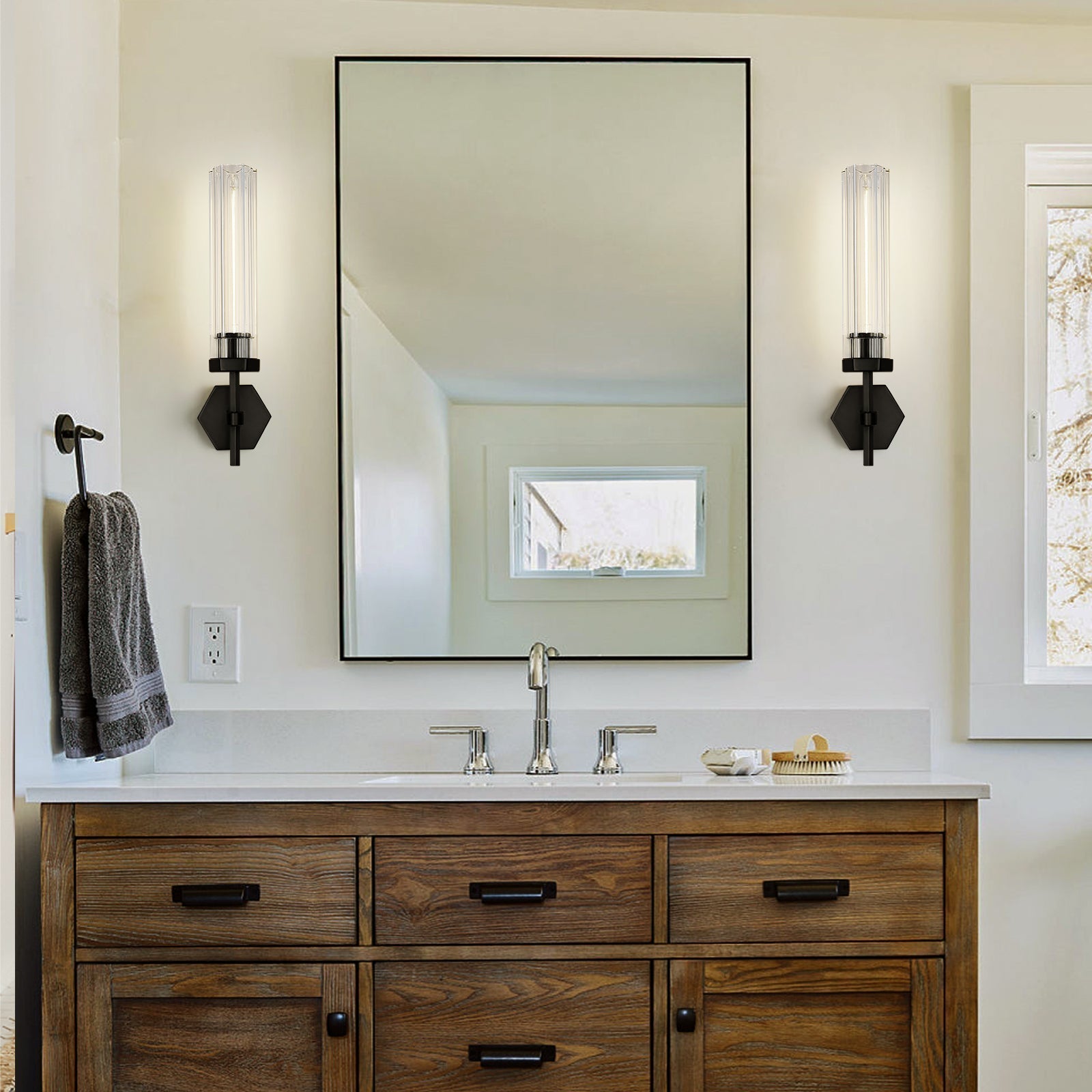 Adam Polygonal Crystal Series Wall Sconce - GILDLAMPS