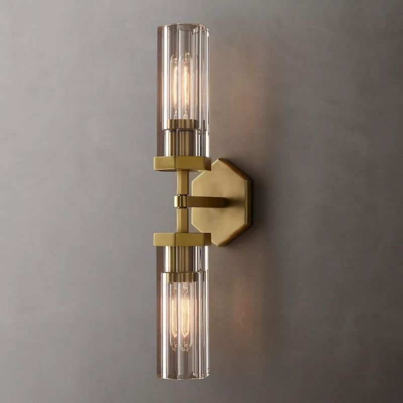 Adam Polygonal Crystal Series Wall Sconce - GILDLAMPS