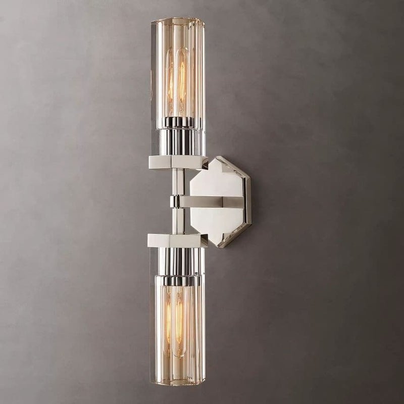 Adam Polygonal Crystal Series Wall Sconce - GILDLAMPS