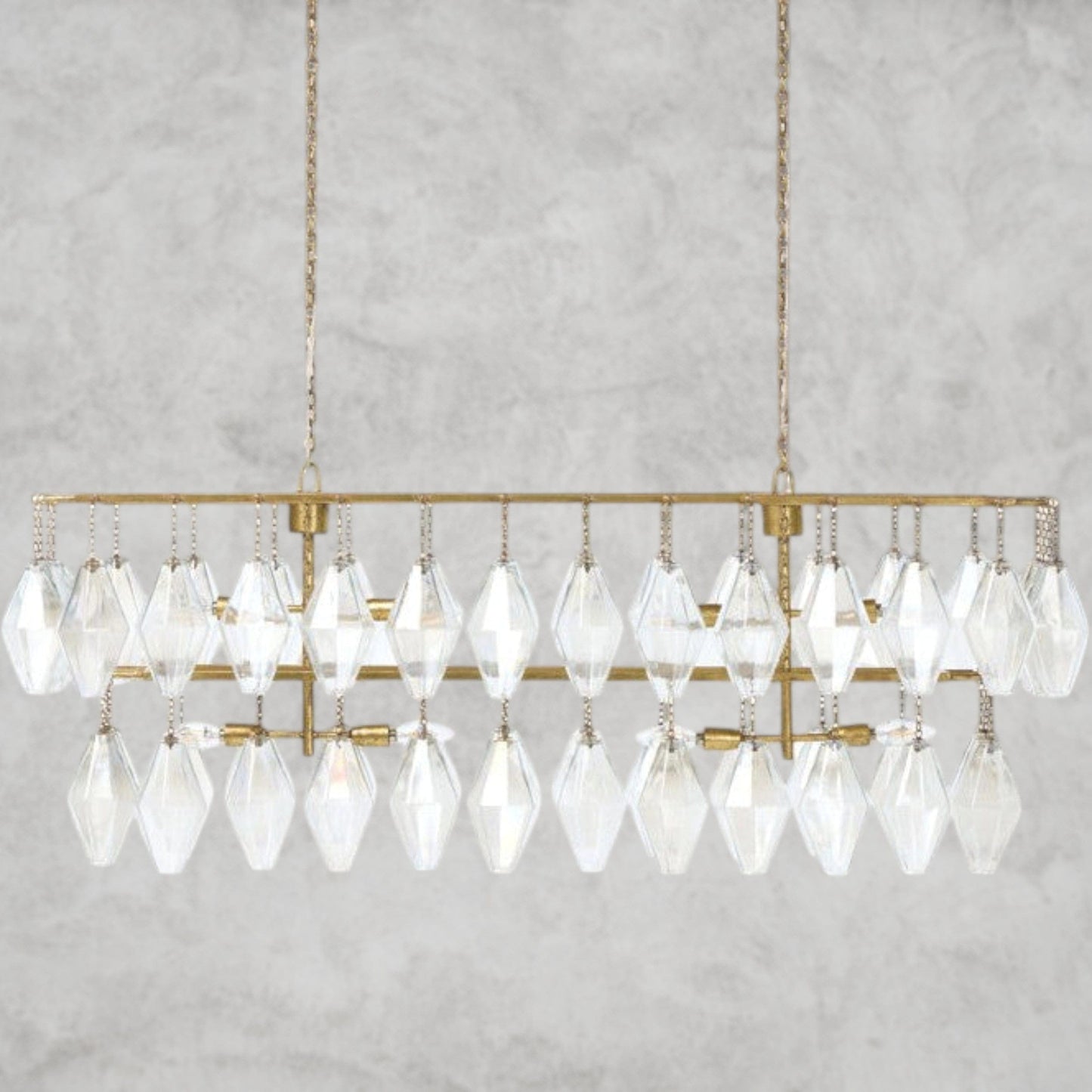 Adeline 8-Light Glass Chandelier