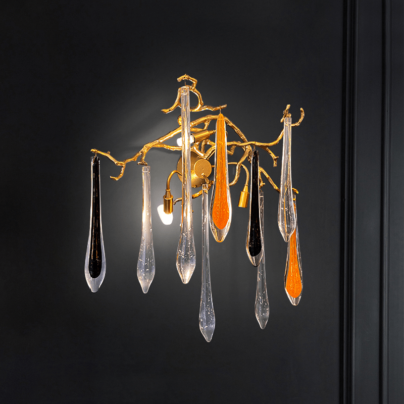 Agnes Branch Crystal Wall Sconce - GILDLAMPS