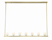 Agron 7 Light Alabaster Chandelier - GILDLAMPS