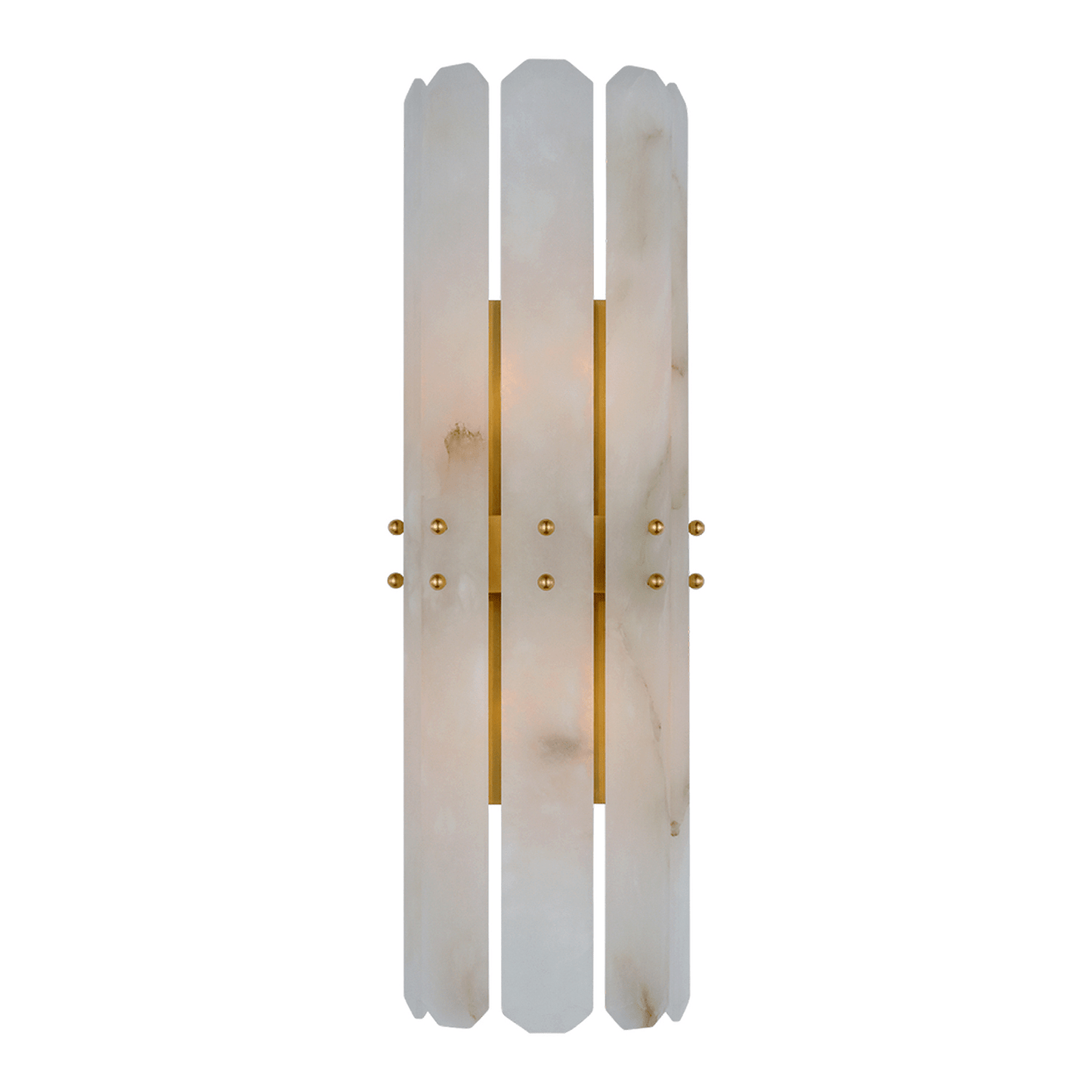 Alabaster Adrian Shield Wall Sconce - GILDLAMPS