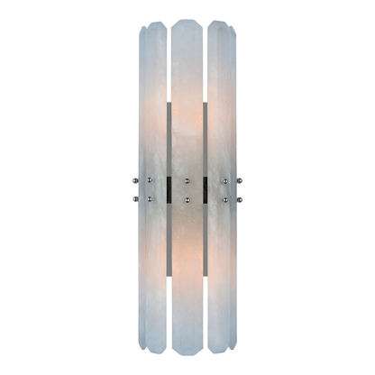 Alabaster Adrian Shield Wall Sconce - GILDLAMPS