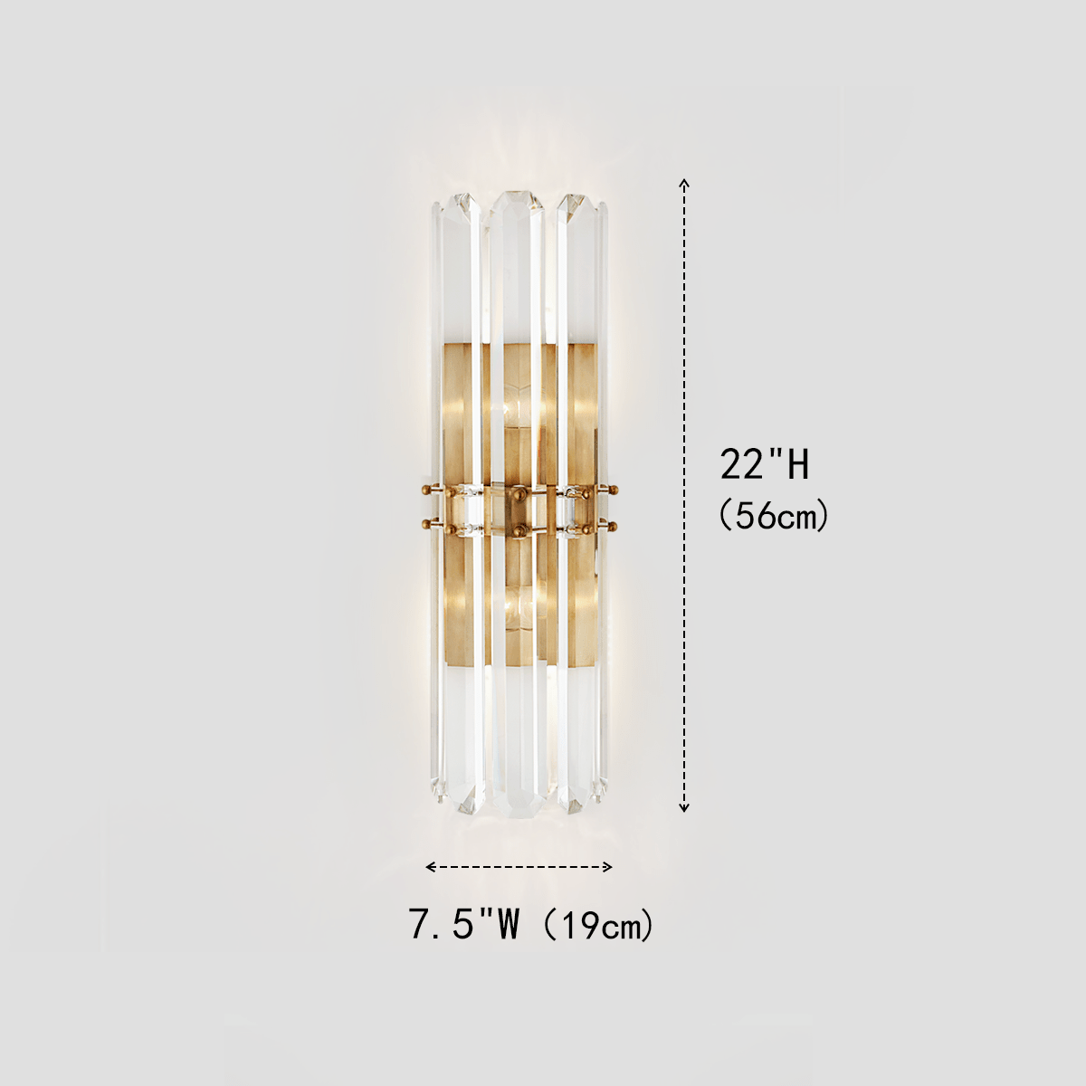Alabaster Adrian Tall Sconce - GILDLAMPS
