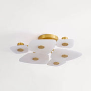 Alabaster Collection 6 Lights Ceiling Light - GILDLAMPS