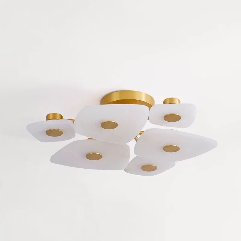 Alabaster Collection 6 Lights Ceiling Light - GILDLAMPS