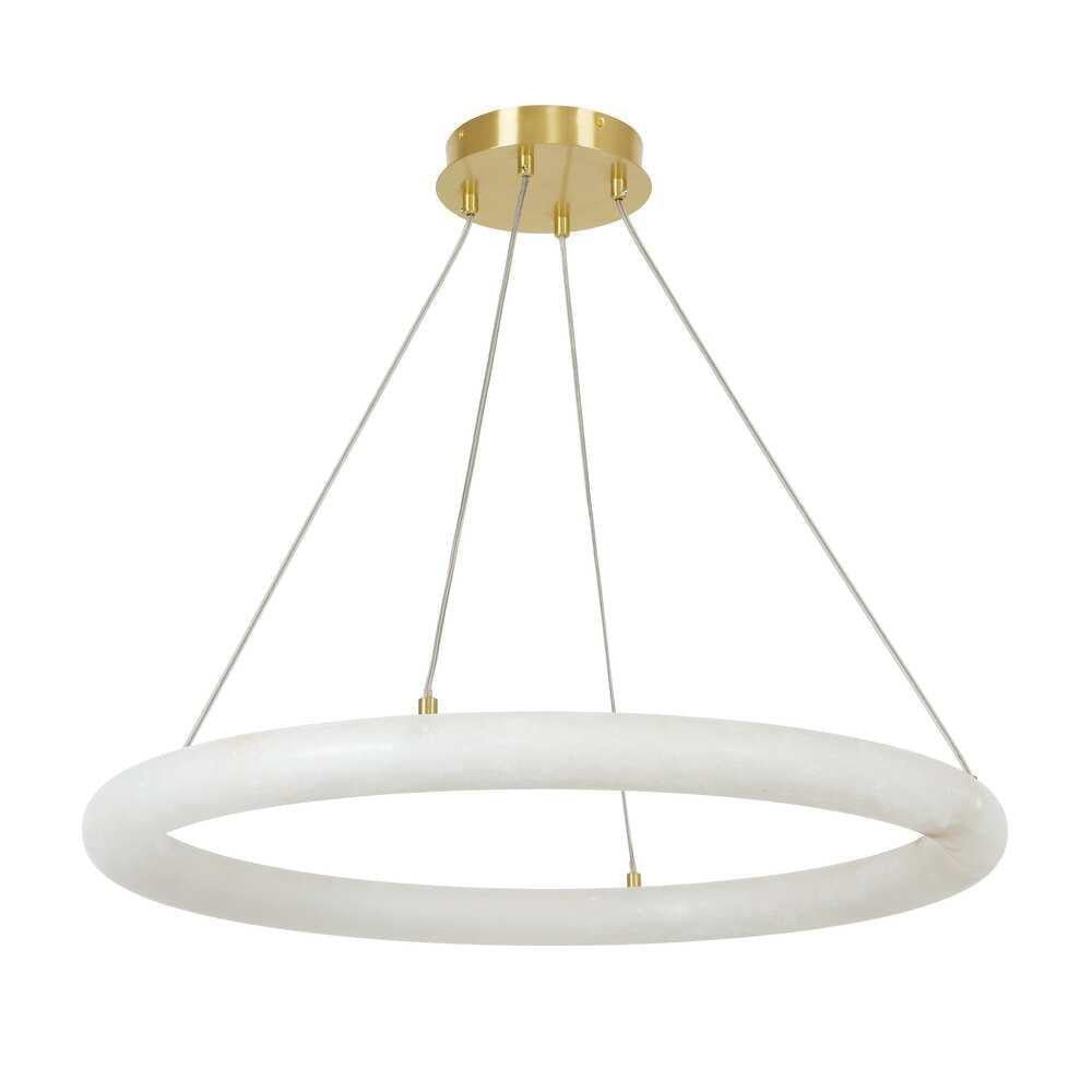 Alabaster Globle Round Chandelier - GILDLAMPS