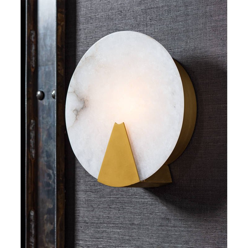 Alabaster Houston Sconce - GILDLAMPS