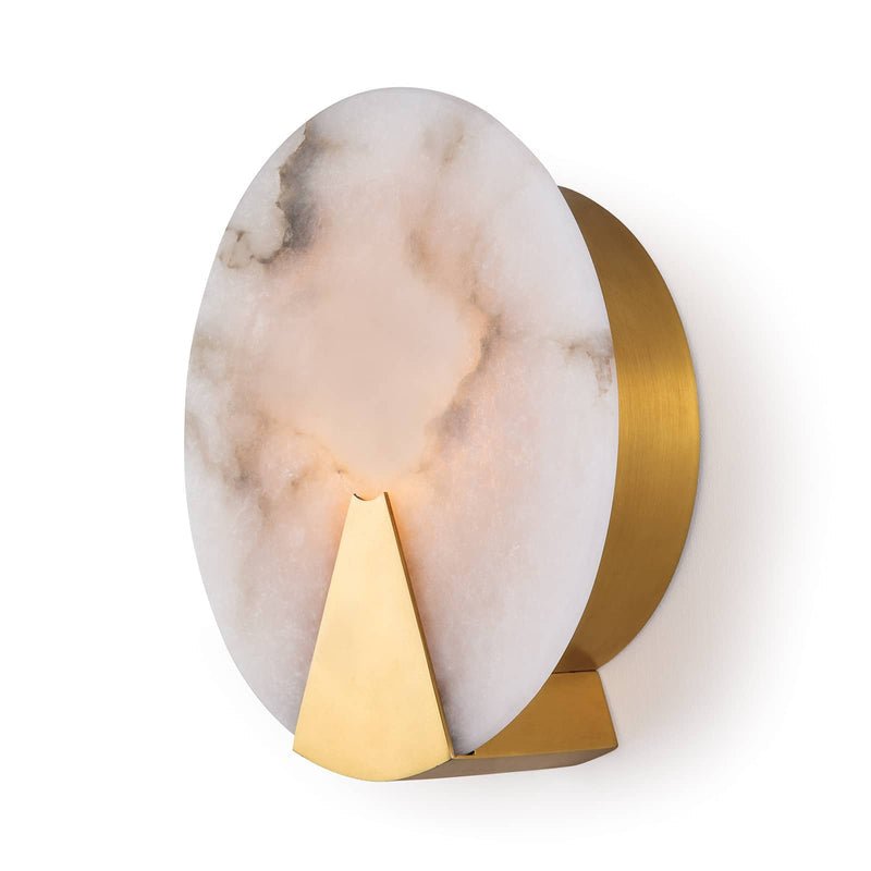 Alabaster Houston Sconce - GILDLAMPS