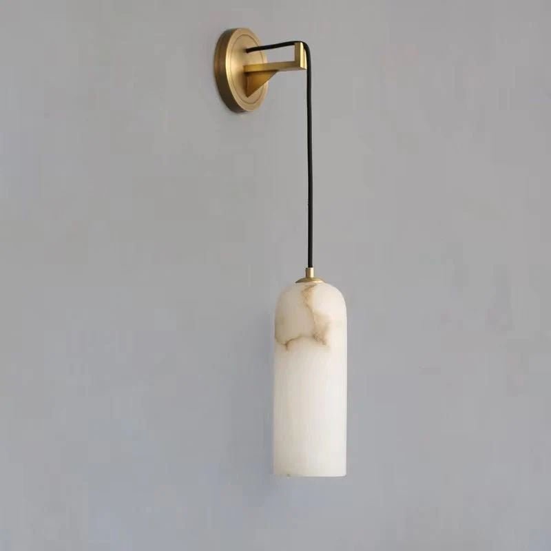 Alabaster Pendant Wall Sconce - GILDLAMPS