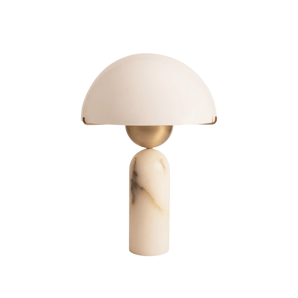 Alabaster Peono Table Lamp - GILDLAMPS