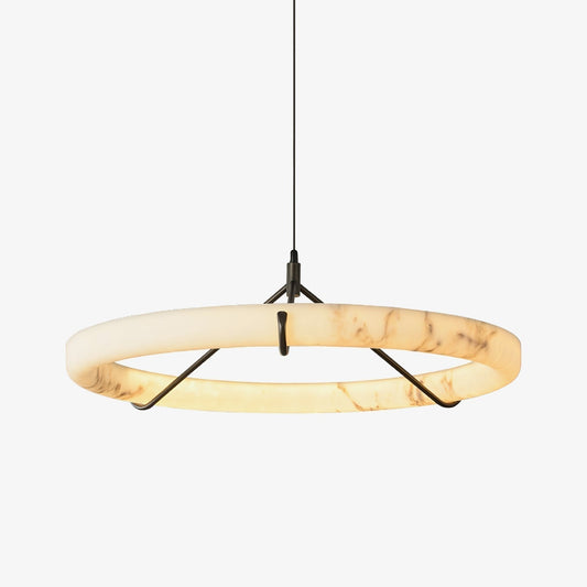 Alabaster Ring Pendant Lamp - GILDLAMPS