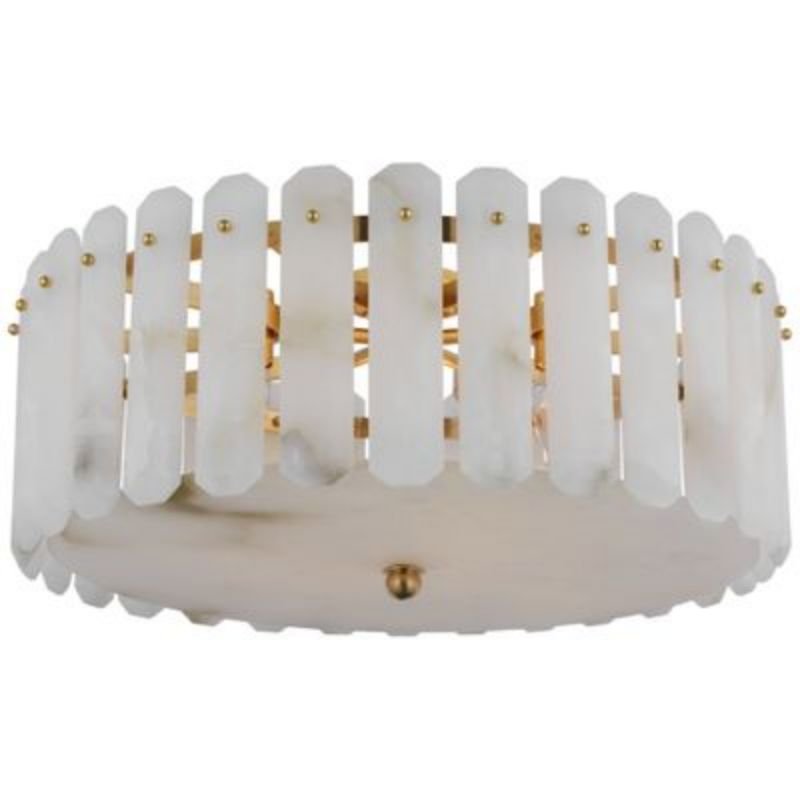 Alabaster Shield Large Ceiling Chandelier - GILDLAMPS