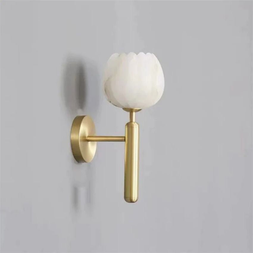 Alabaster Wall Sconce For Bedroom - GILDLAMPS