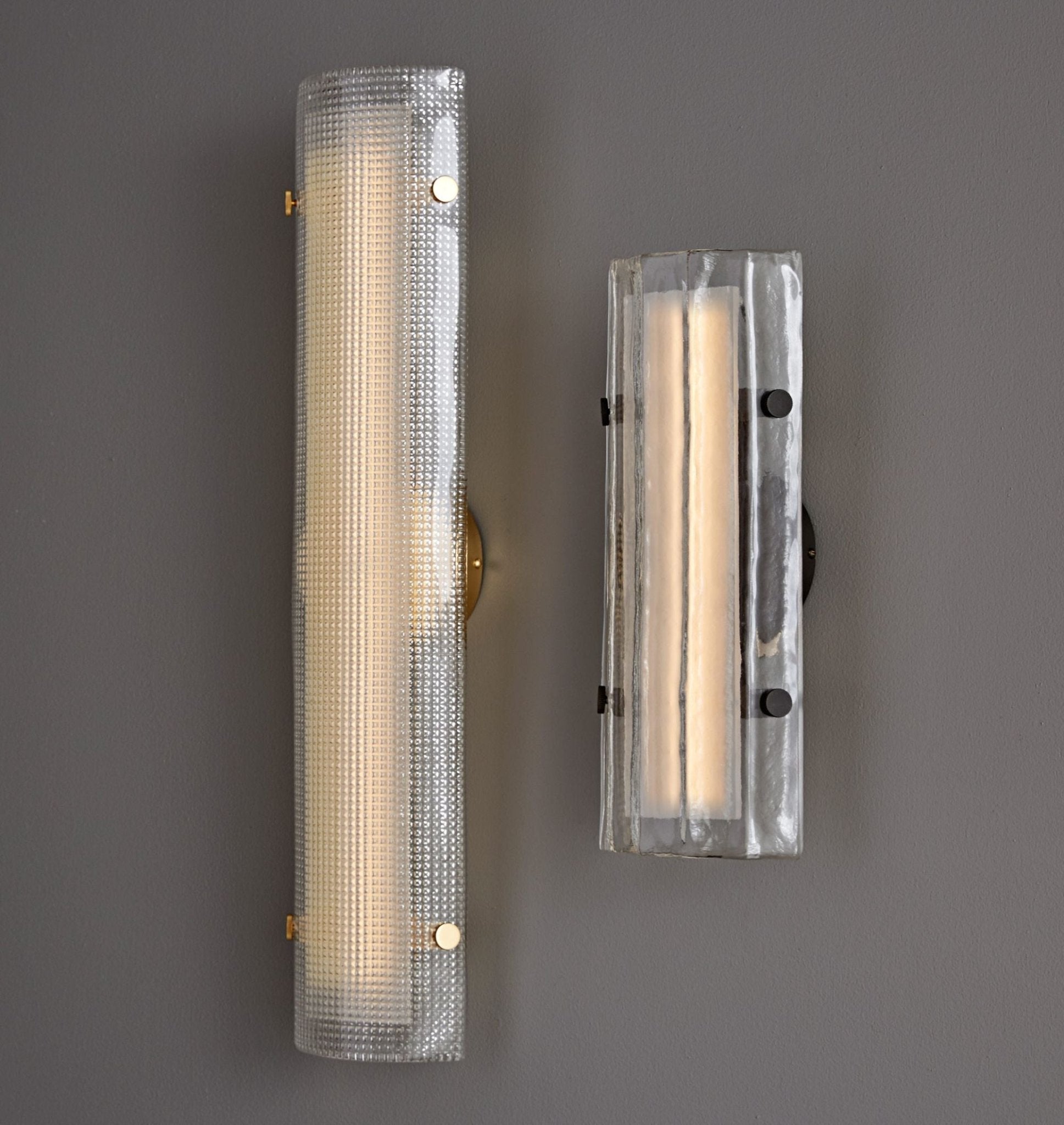 Alilang LED Glass Wall Sconce 28" - GILDLAMPS