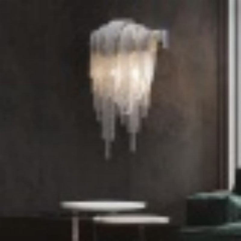 Alisa Plated Aluminum Tassel Wall Sconce - GILDLAMPS